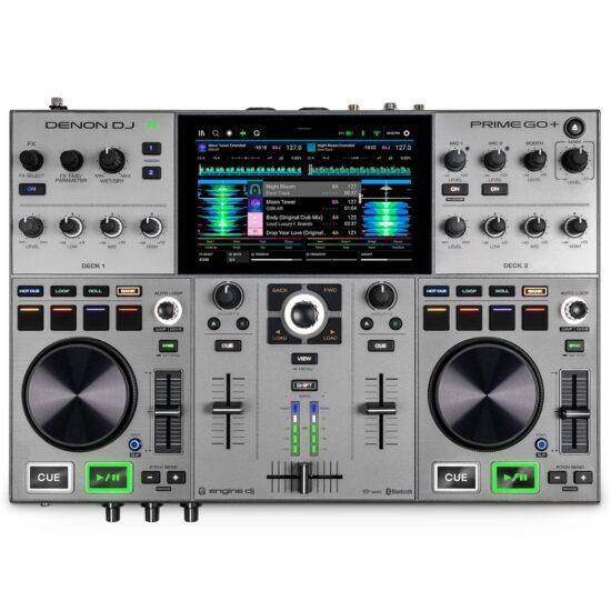 Denon DJ akuga standalone DJ-kontroller PRIME GO+ pealt