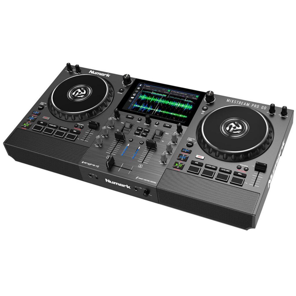 Numark akuga standalone DJ-kontroller Mixstream Pro Go nurga alt