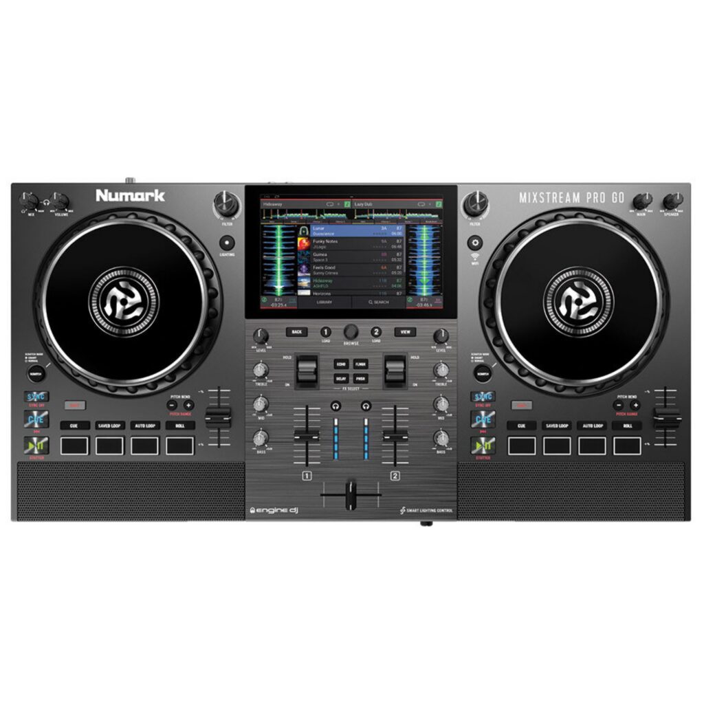 Numark akuga standalone DJ-kontroller Mixstream Pro Go pealt