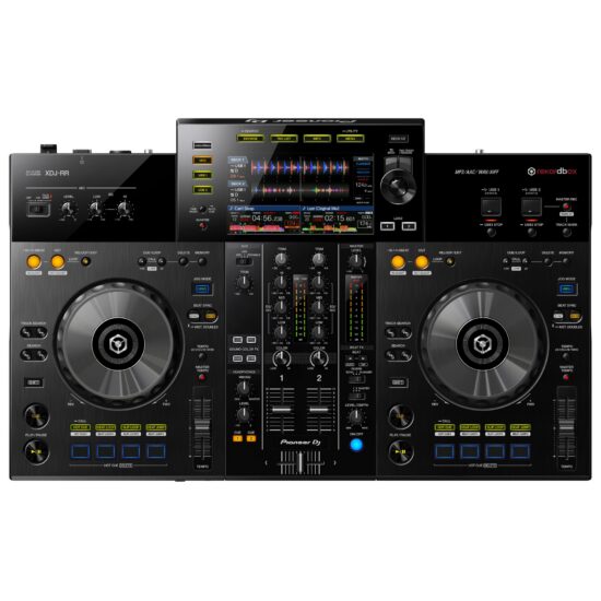 Pioneer DJ standalone DJ-kontroller XDJ-RR pealtvaates helilainekuva