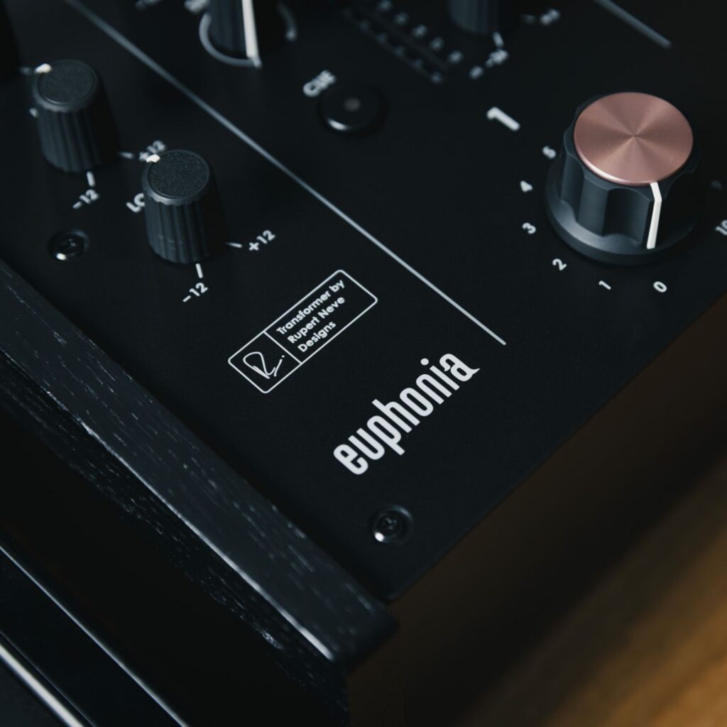 AlphaTheta rotary-DJ-mikserpult Euphonia Rubert Neve Designs