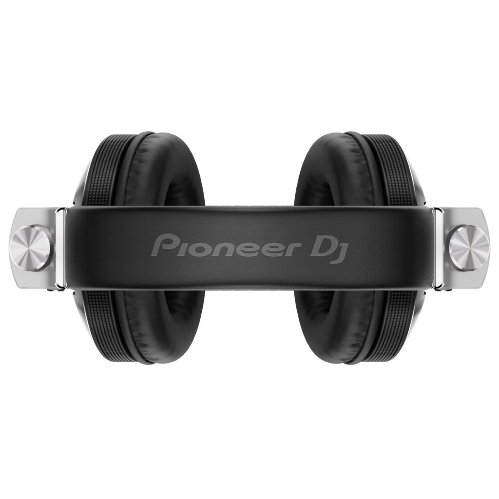 Pioneer DJ DJ-kõrvaklapid HDJ-X10-S, hõbe pealtvaates