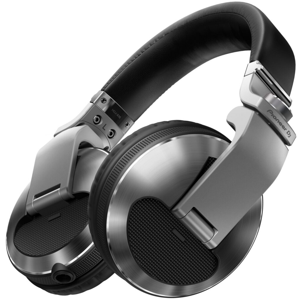 Pioneer DJ DJ-kõrvaklapid HDJ-X10-S, hõbe pööratud klap