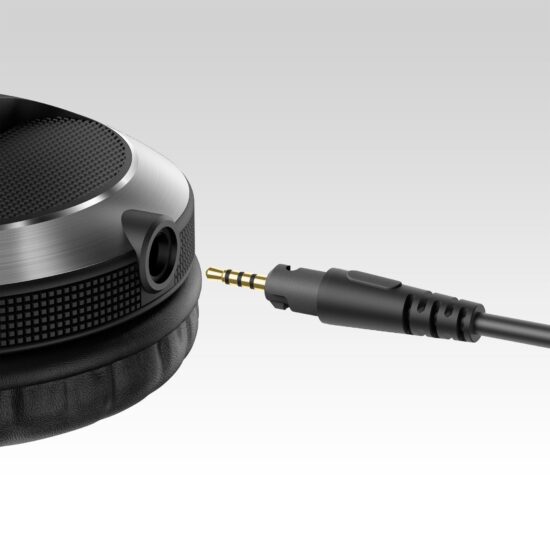 Pioneer DJ DJ-kõrvaklapid HDJ-X7-K, must kaabli ühendus