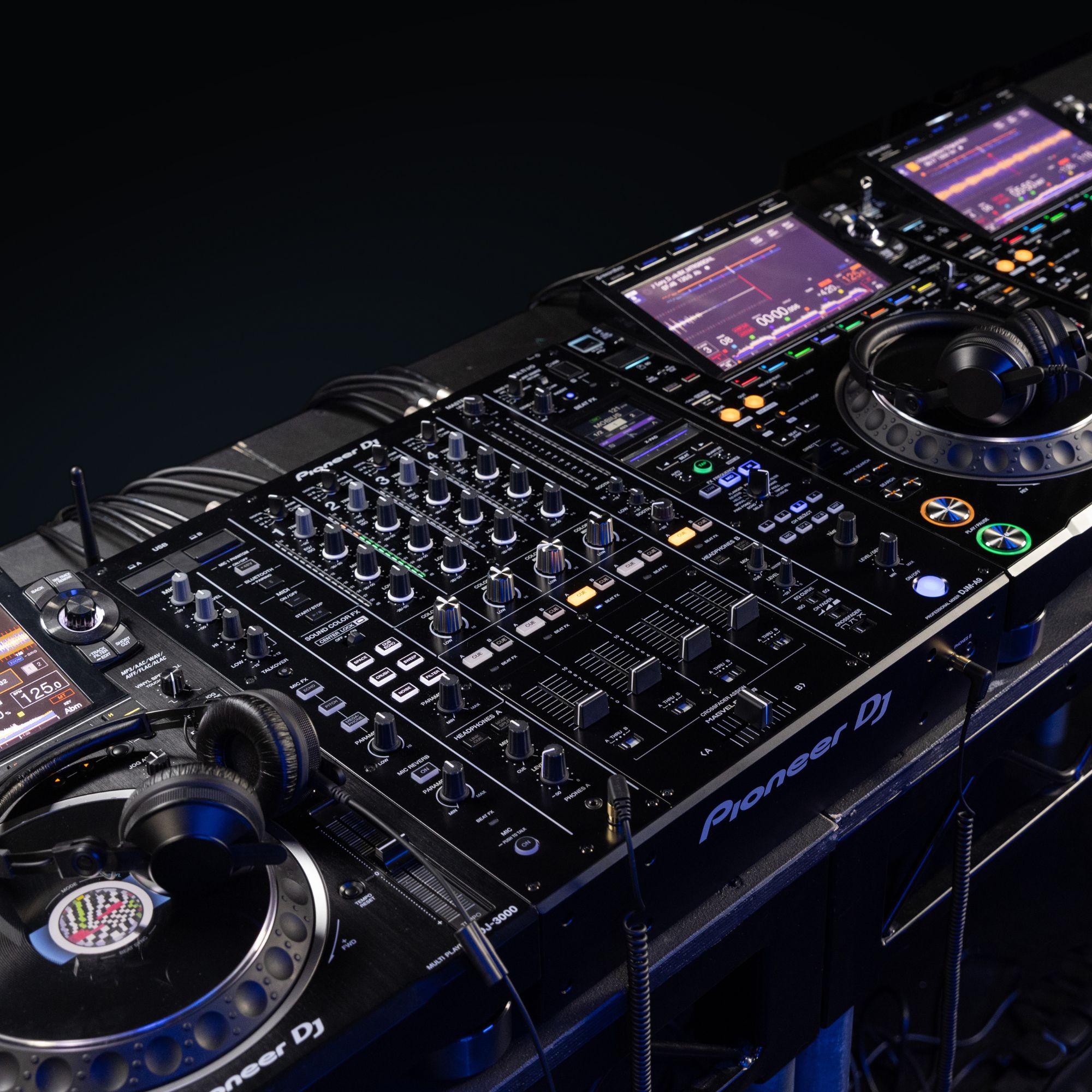 Pioneer DJ DJ-mikserpult DJM-A9 kõrvaklappide sisendid elustiil