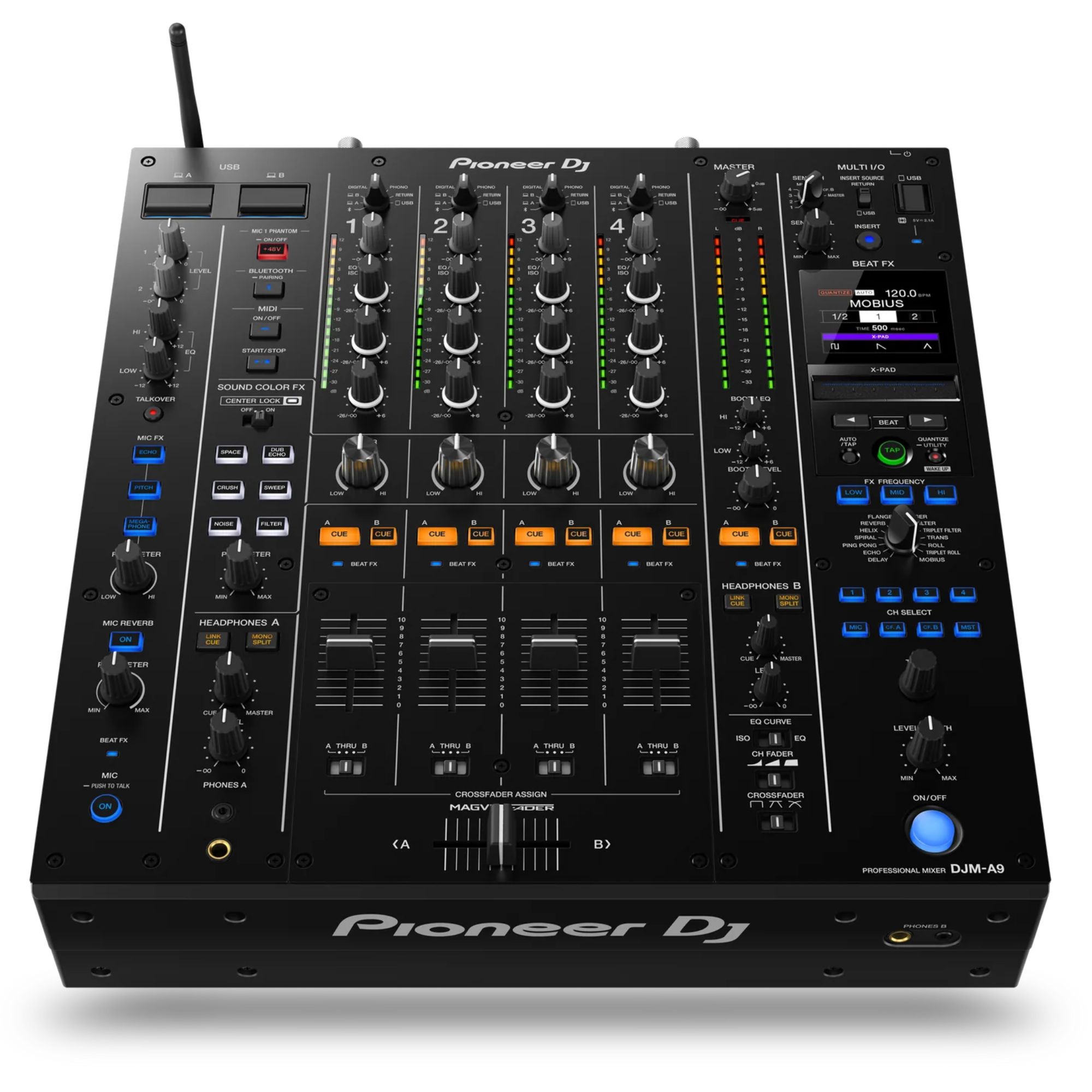 Pioneer DJ DJ-mikserpult DJM-A9 nurgaalt