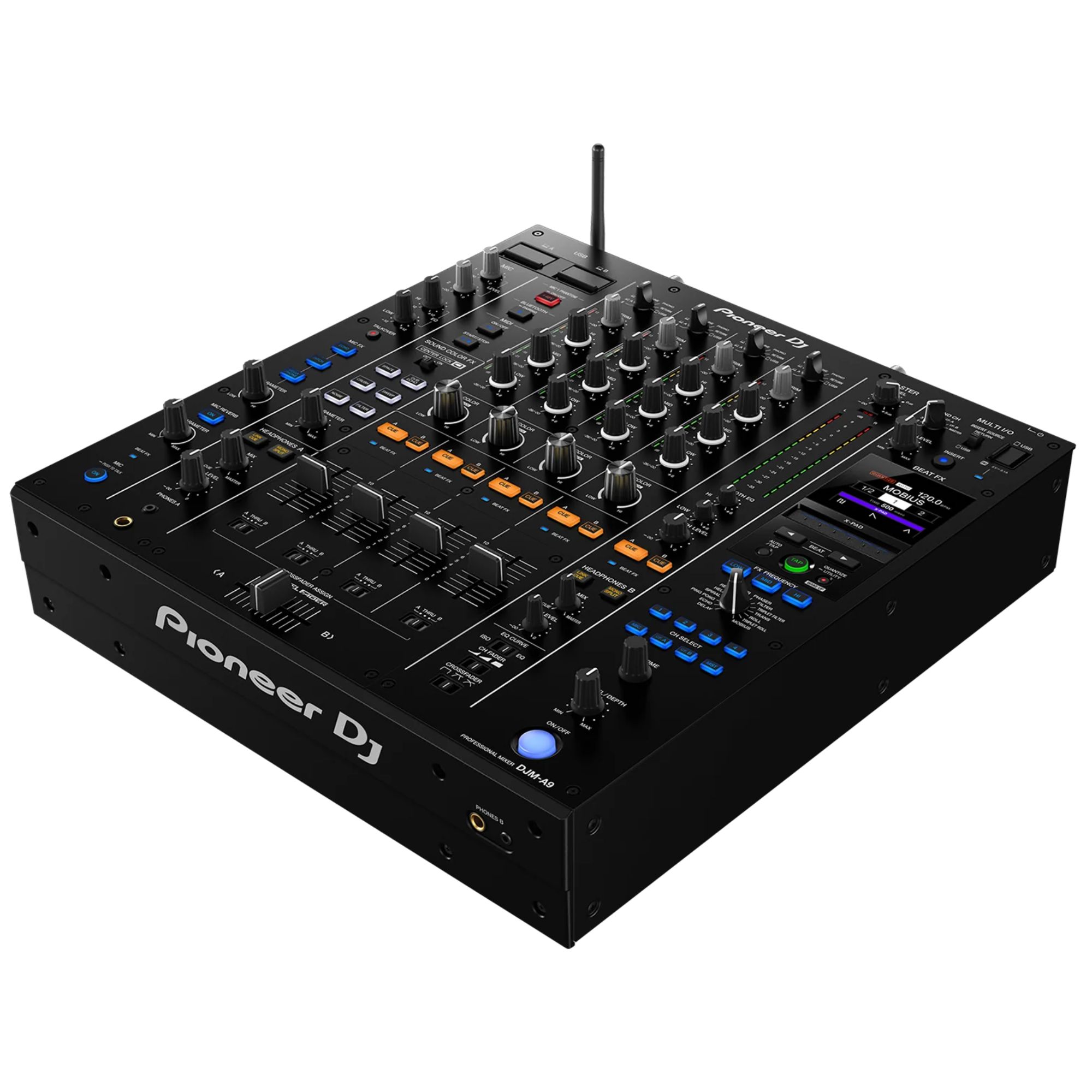 Pioneer DJ DJ-mikserpult DJM-A9 nurgalat diagonaalis