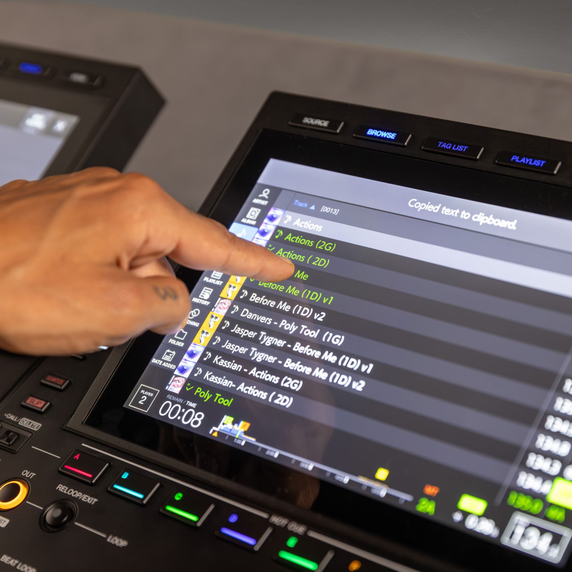 AlphaTheta DJ-meediamängija CDJ-3000X elustiil playlists