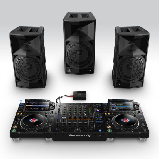 AlphaTheta kaasaskantav juhtmevaba DJ-kõlar WAVE-EIGHT stereo + subwoofer