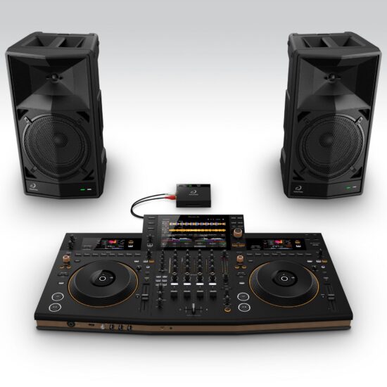 AlphaTheta kaasaskantav juhtmevaba DJ-kõlar WAVE-EIGHT stereo x OPUS-QUAD