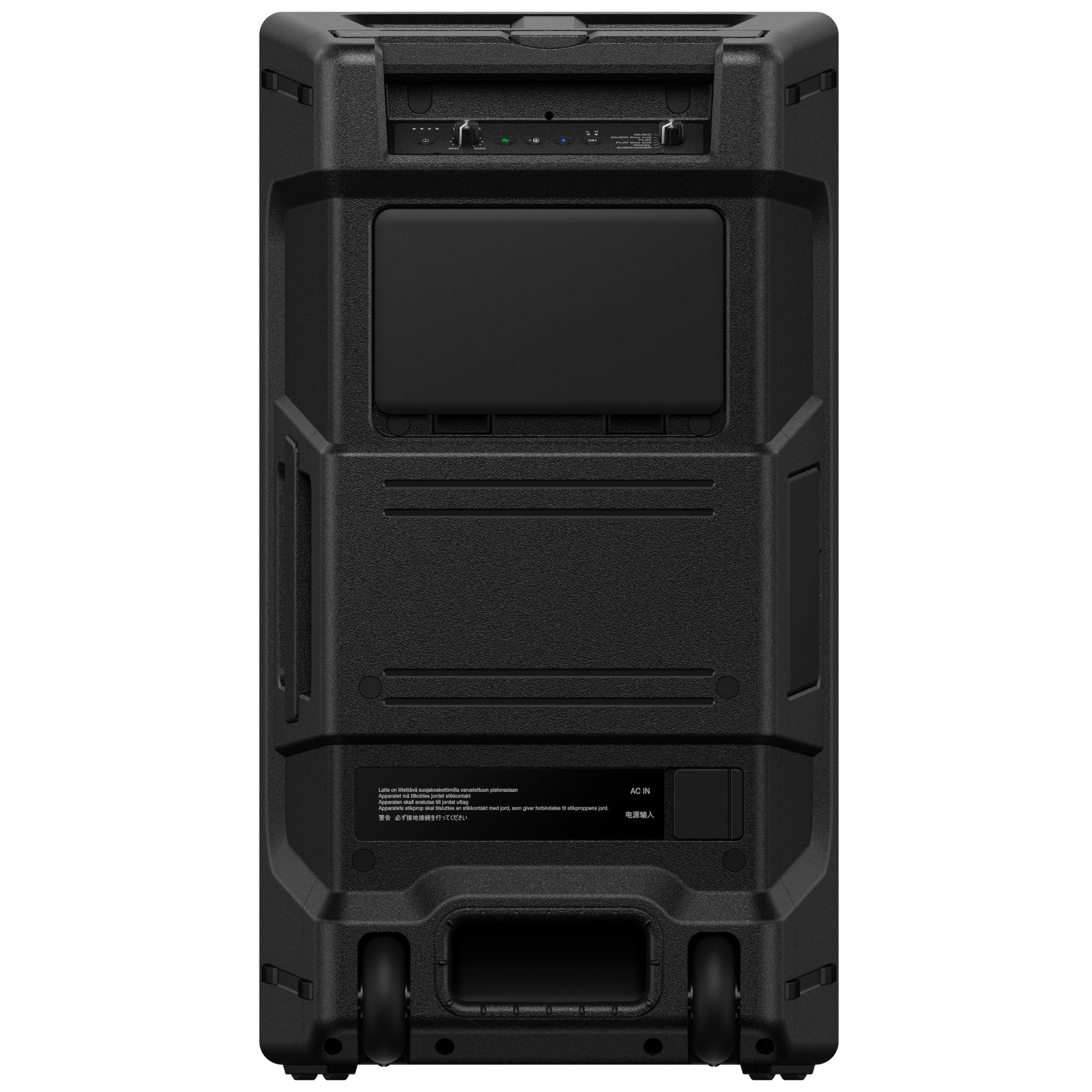 AlphaTheta kaasaskantav juhtmevaba DJ-kõlar WAVE-EIGHT tagant