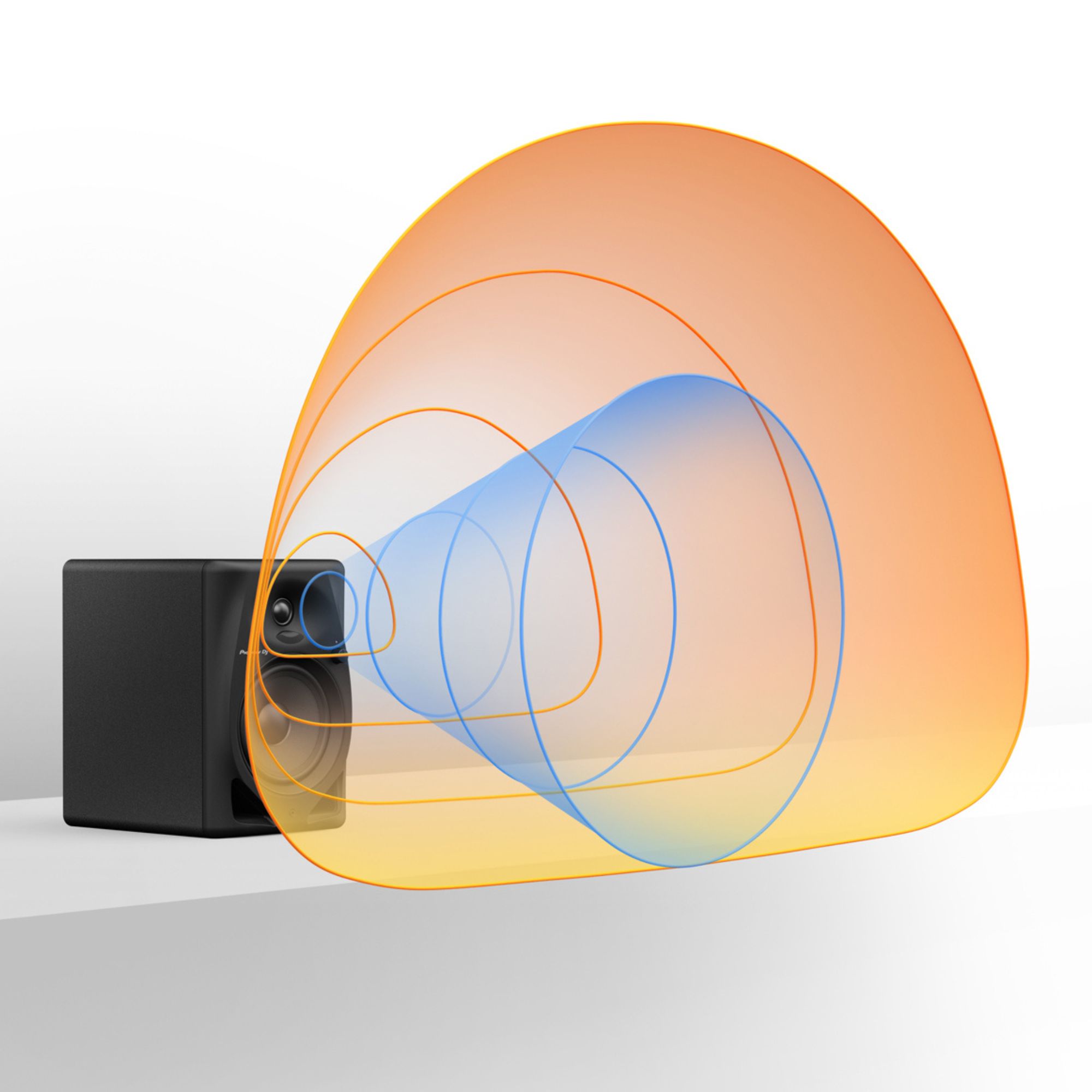 Pioneer DJ DJ-monitorkõlarid DM-50D wave-guide