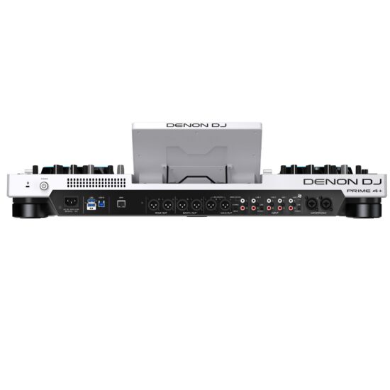 Denon DJ standalone DJ-kontroller PRIME4+W, valge tagant vaade