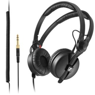 Sennheiser DJ Headphones HD 25 Plus with Coiled Cable