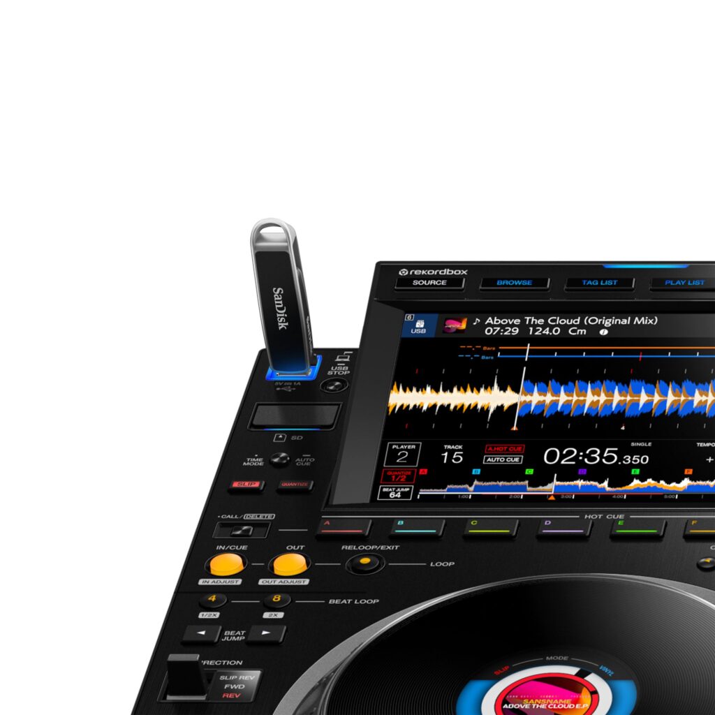 SanDisk DJ-mälupulk Rekordbox 512GB Dual USB-A - USB-C CDJ-3000