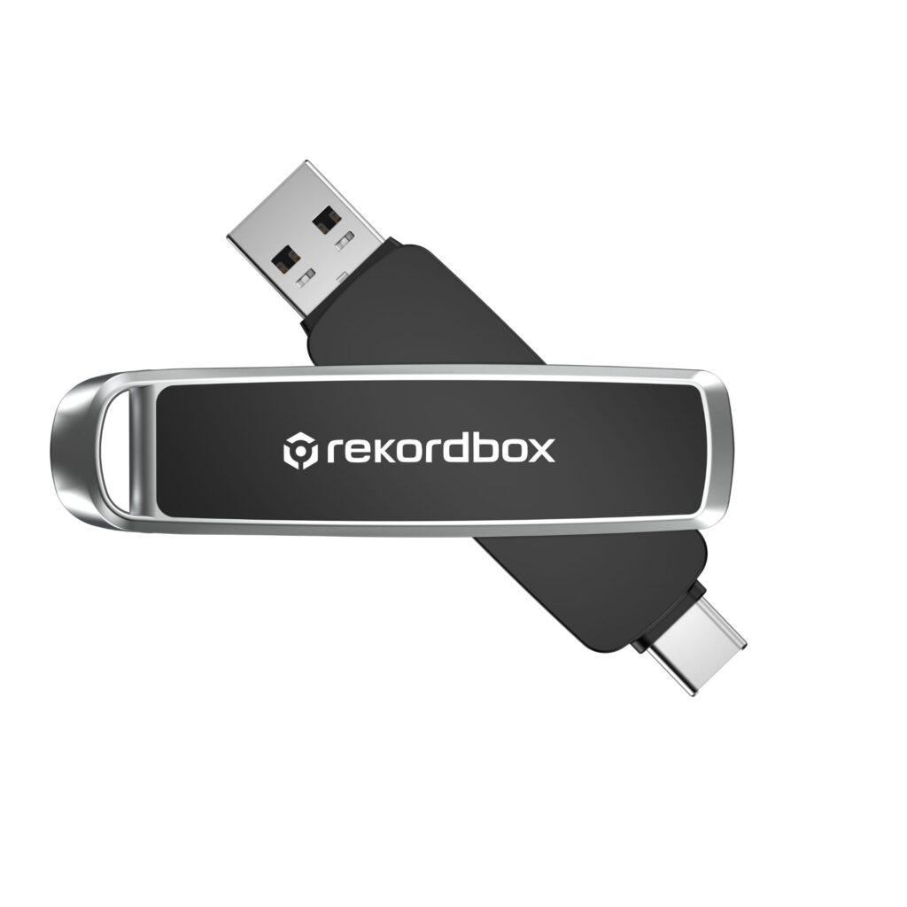 Sandisk DJ-mälupulk Rekordbox 1TB Dual USB-A - USB-C pealtvaade lahtisena