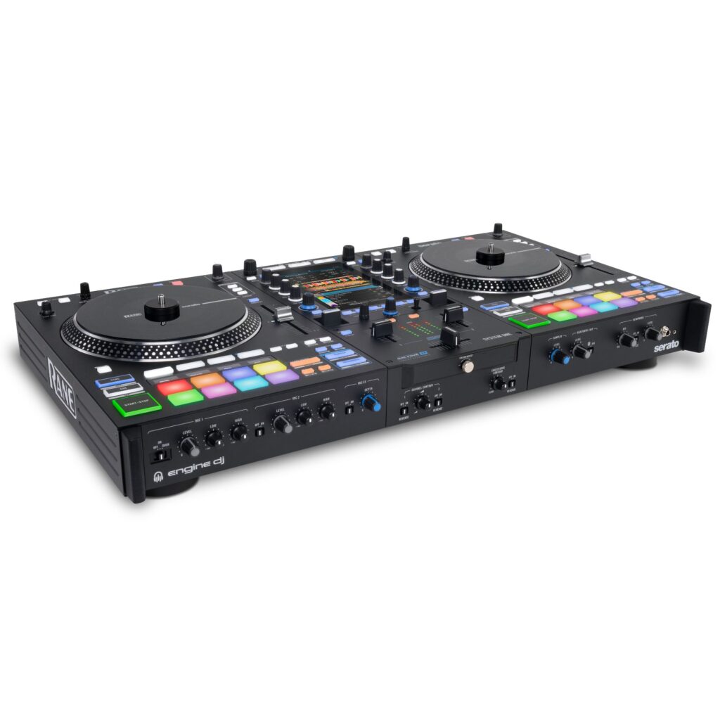 Rane System One motoriseeritud standalone DJ-kontroller vasak nurk