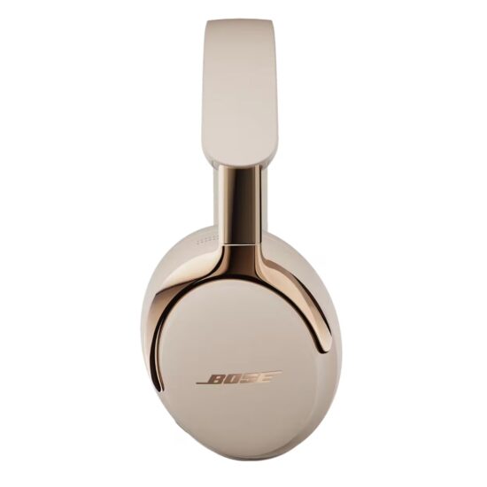 Bose QuietComfort Ultra Headphones 2nd Gen Driftwood Sand juhtmevabad kõrvaklapid külg