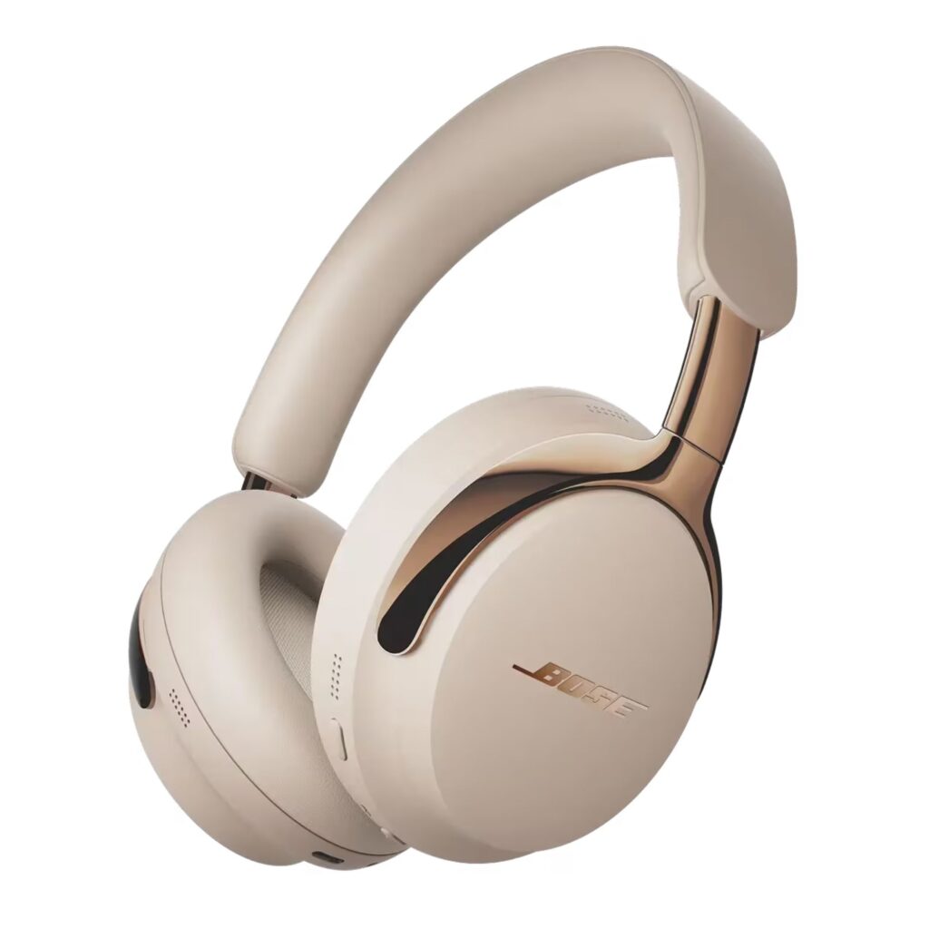 Bose QuietComfort Ultra Headphones 2nd Gen Driftwood Sand juhtmevabad kõrvaklapid nurga all 2