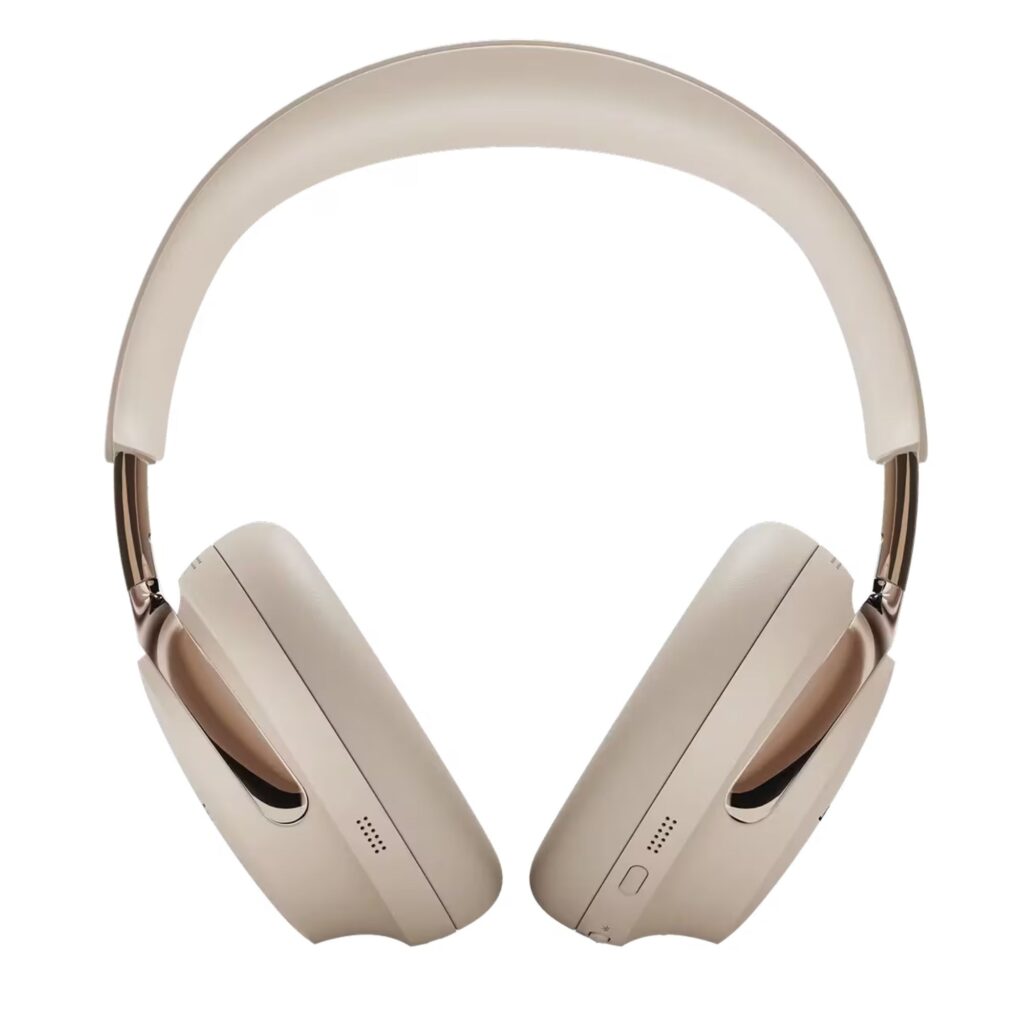 Bose QuietComfort Ultra Headphones 2nd Gen Driftwood Sand juhtmevabad kõrvaklapid profiilis