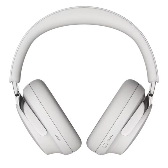 Bose QuietComfort Ultra Headphones 2nd Gen White juhtmevabad kõrvaklapid profiilis