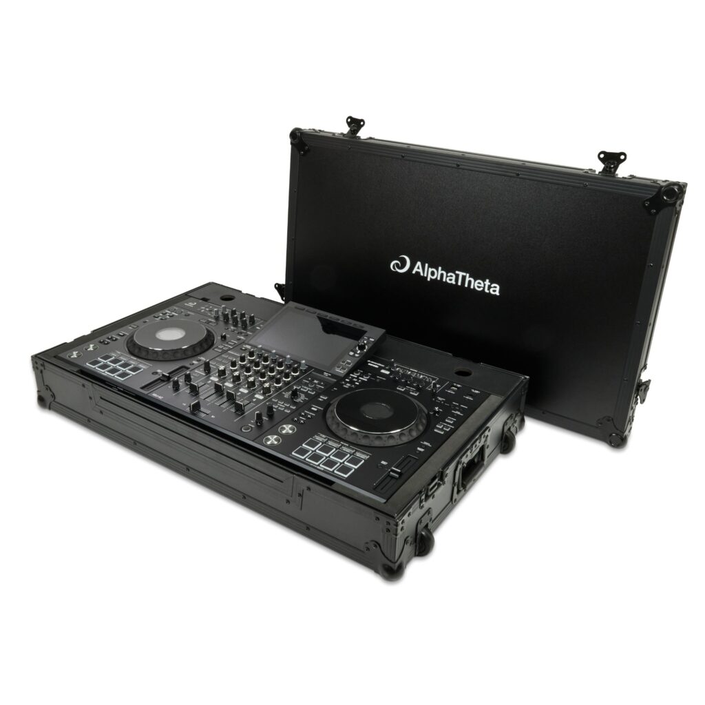 AlphaTheta transpordikohver FLT-XDJAZ avatud kaanega