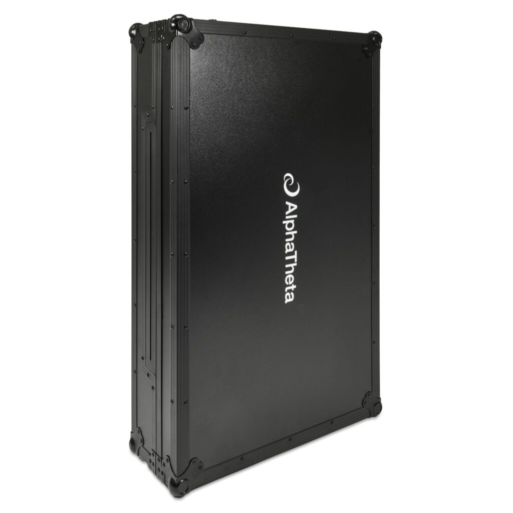 AlphaTheta transpordikohver FLT-XDJAZ püsti logoga