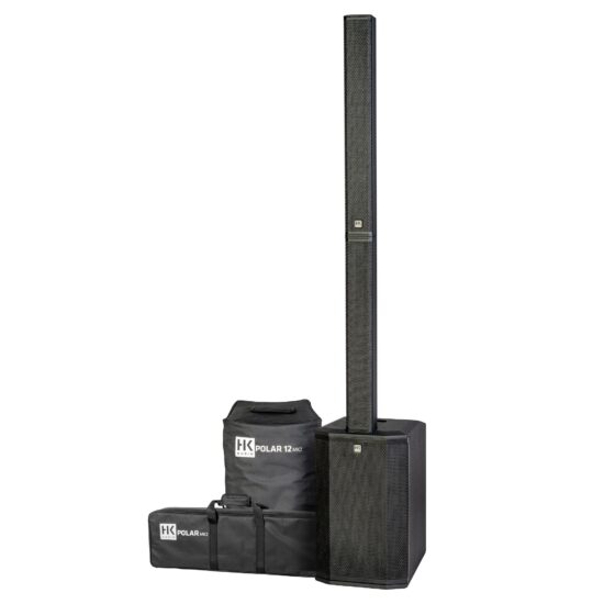 HK Audio Polar 12 MK2 aktiivne kolumnkõlarisüsteem transpordikottidega
